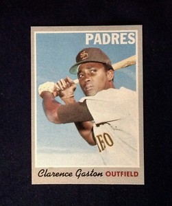 1970 # 604 Topps Clarence Gaston NM-MT+ SEMI HIGH # Rare SET BREAK 