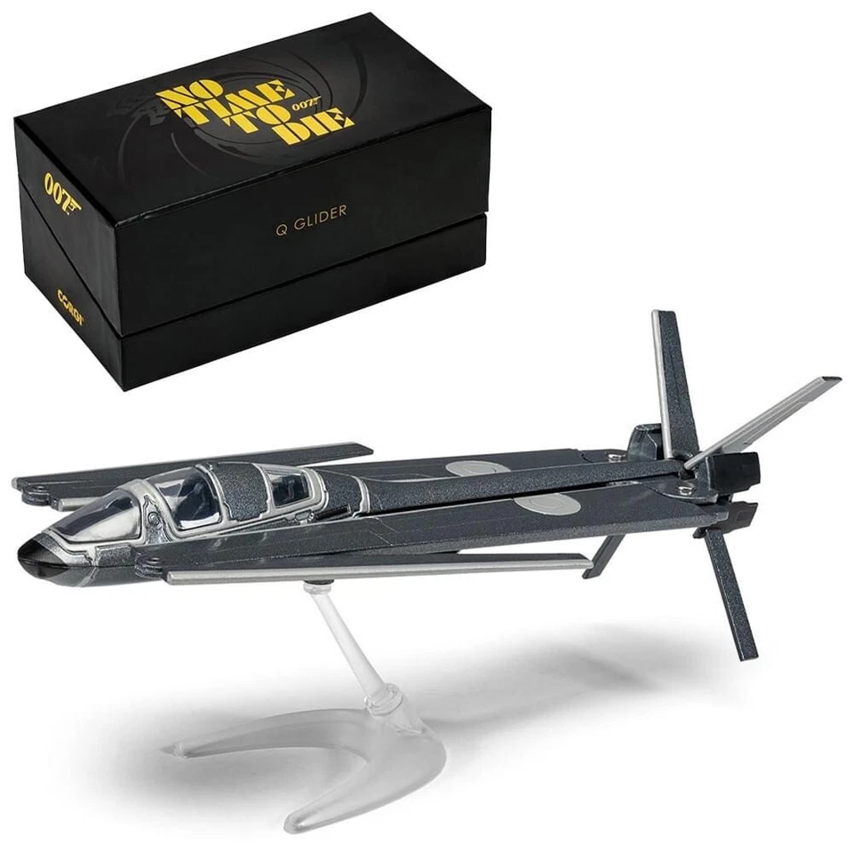 Corgi 14.7cm Long CC03601 - Q Glider James Bond 007 (No Time To Die) Met Grey