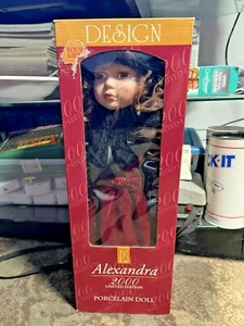 Alexandra 2000 Limited Edition 16 inch Porcelain Doll by DESIGN - Picture 1 of 3