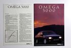 Opel Omega 3000 Prospekt (Stand: 08/1990),12 Seiten, Topzustand, Youngtimer
