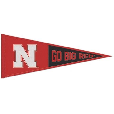 Nebraska Cornhuskers Wool Pennant - 13"x32" Go Big Red Cover