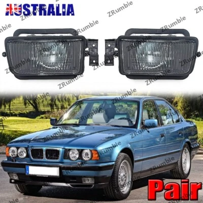 Pair For BMW 5 series E34 1988 1989-1995 Front Bumper Fog Light Left and Right - Image 1 of 4