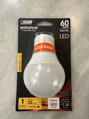 Feit Electric enhance 60-Watt Daylight White LED w/GU24 Twist Lock Base - 5000K  - Image 1 of 2