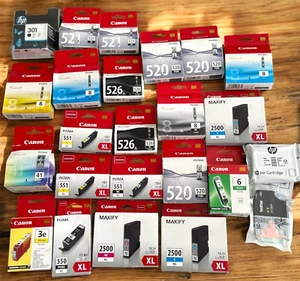 Original Canon Pixma - HP - Druckerpatronen - abgelaufen - NEU - Konvolut - 24x - Bild 1 von 1