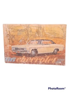 Chevrolet 1966 Owners Manual General, All 1966 Chevy Models Old Car Auto Manual - Picture 1 of 5