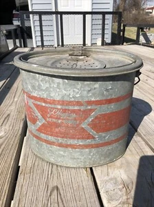 NICE VINTAGE OVAL J.C. HIGGINS MINNOW BUCKET  No. 3571 Sears And Roebuck - Picture 1 of 12