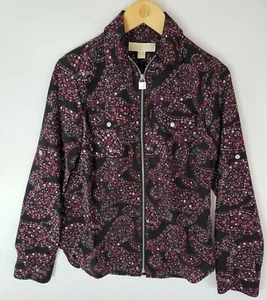 NUEVO CON ETIQUETAS-MICHAEL KORS Floral Cremallera Collar Bolsillos Mangas Largas - Camisa/Blusa (TALLA XS)  - Imagen 1 de 12