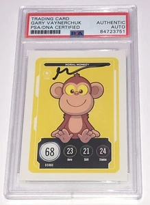 Gary Vaynerchuk Signed Vee Friends Moral Monkey VeeFriends Card PSA DNA - Picture 1 of 2