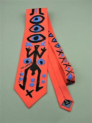 A.R. Penck Krawatte Rot By Klaus D. Bode Limitiert 29/500 (ABP) - Bild 1 von 4