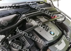 BMW E60 E61 Braza Delantera Barra De Puntuación Acero 520 525 530 545 550 0184 - Imagen 1 de 7