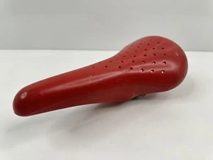 Rare Vintage 1980 Ariake Jaguar II Cycle Pro Shot Gun BMX Racing Seat Red Japan - Picture 1 of 11