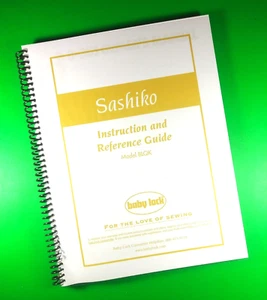 Owner's Manual for Baby Lock Shasiko BLQK, 43 Pages With Clear Covers! - Picture 1 of 1