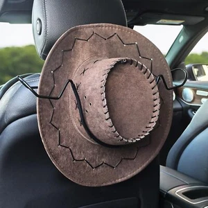 Cowboy Hat Holder Rack for Truck Car SUV Hard Hats Stand Western Accessories ... - Picture 1 of 7