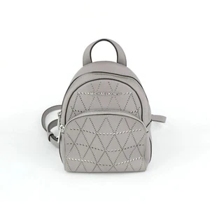 Michael Kors Abbey Mini-Rucksack grau silber perforiertes Leder - Bild 1 von 17