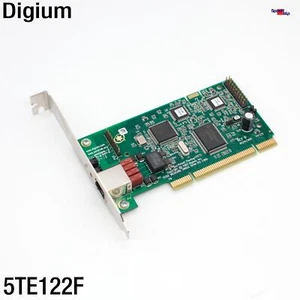 Digium 5te122f 5te122lf Card PCI RJ-45 Asterisk Digdenante110p Wildcard Te122 - Picture 1 of 3