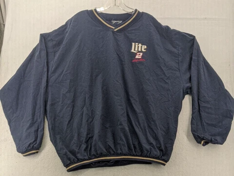Vintage Chase Authentics Miller Lite Rusty Wallace Windbreaker Extra Large Cover