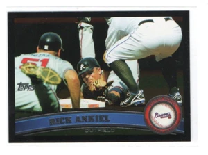 2011 Topps #34 Rick Ankiel Atlanta Braves BLACK RETAIL PARALLEL - Picture 1 of 1