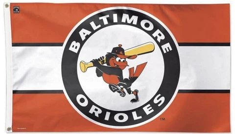 Baltimore Orioles FLAG 3X5 Baseball 3 x 5 Banner Fast USA Shipping Old School Cover