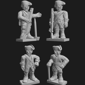 6mm/1:300th AWI Irregular Command (Turner Miniatures) - Picture 1 of 2