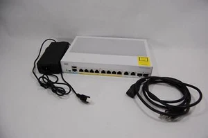 Combo de enlaces ascendentes Cisco CBS250-8P-E-2G 8x10/100/1000 PoE+ 2 con fuente de alimentación - Imagen 1 de 9
