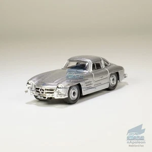 1:64 Mercedes-Benz 300 SL Modello Auto Diecast Collezione Veicolo Regalo Argento - Foto 1 di 12