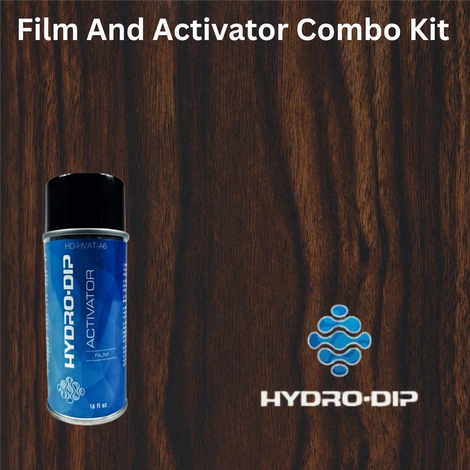 Kit combinado activador de película Hydro Dip HD-W616 nogal peruano Foto 1 de 4