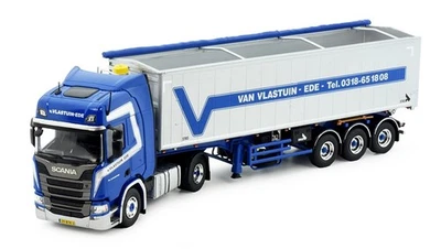 TEKNO, SCANIA R Highline 4x2 con ribaltabile 3 Assi VAN VLASTUIN , 1/50,  TEK... - Immagine 1 di 4
