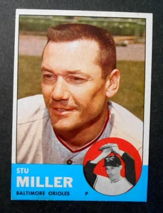 1963 Topps #286 STU MILLER Baltimore Orioles NM - Bild 1 von 2