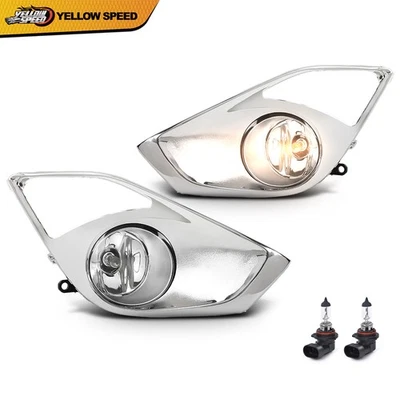 Luces antiniebla con cubiertas y bombillas cromadas aptas para Toyota Avalon 2013-2015 izquierda y derecha Foto 1 de 4