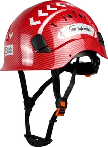 Casco di Sicurezza da Costruzione ABS Hard Hat Sistema di Ventilazione Regolabile Hardhats I - Foto 1 di 8