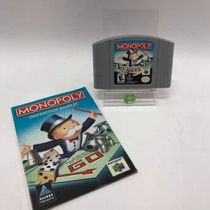 Monopoly (Nintendo 64 N64, 1999) w/ Original Manual - Picture 1 of 5