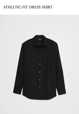 Banana Republic Men's Athletic Fit  Black Size Medium Wrinkle Resistant  - Image 1 of 4