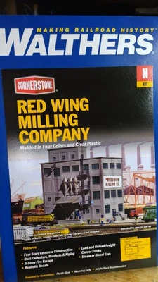 N WALTHERS RED WING MILLING BUILDING KIT NIB - Image 1 of 3