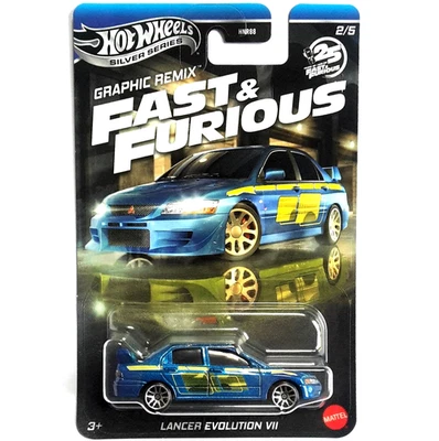 Hot Wheels Mitsubishi Lancer Evolution VII Fast & Furious Graphic Remix 2/5 OVP