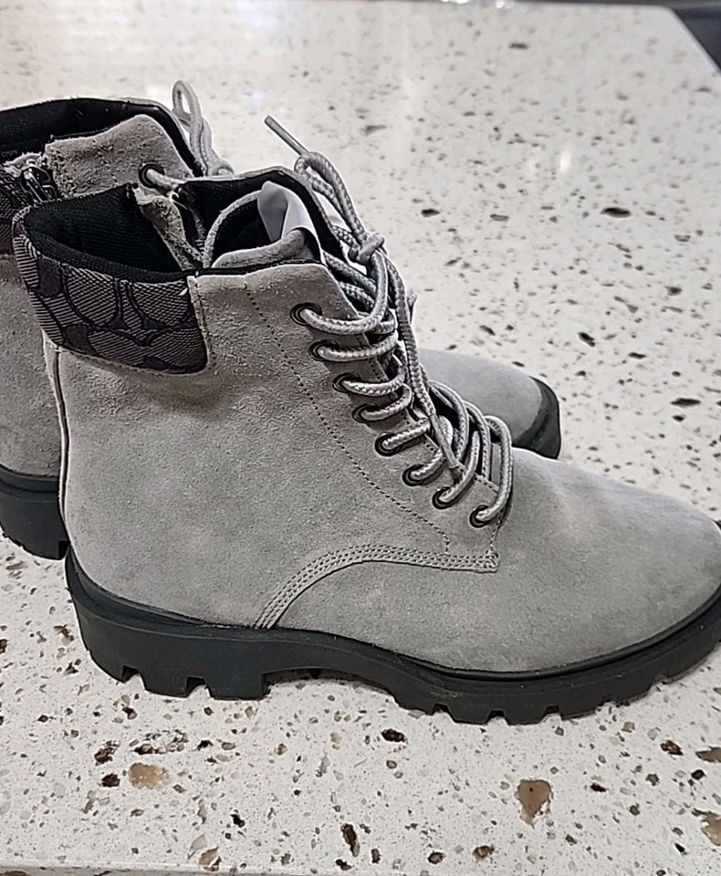 Botas Coach Citysole Gris Gamuza Buen Estado  Foto 1 de 4