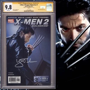 CGC 9.8 SS X-Men 2 Prequel: Wolverine #1 signed by Hugh Jackman 2003 movie - Picture 1 of 2