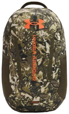 Mochila Under Armour Hustle 29L - Base Expedición Verde/Naranja - Nueva Foto 1 de 2