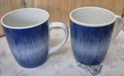 Taza de café Royal Norfolk dos colores tonificada nube mate 12 oz cerámica gres Foto 1 de 4