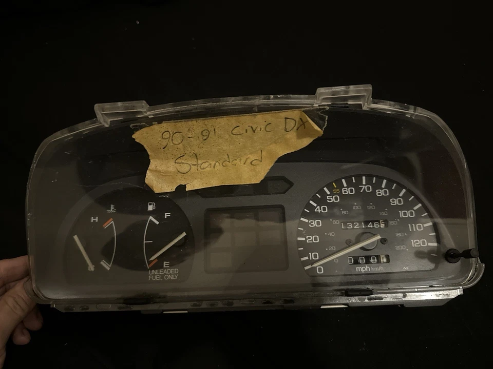 Редкая оригинальная приборная панель JDM Honda 1990-1991 honda civic CRX с 132k MT - Изображение 1 из 4