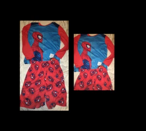 MARVEL SPIDERMAN Pajamas Set Boys Size M / 10-12 - NWT - Picture 1 of 2