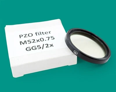 Creative PZO photo filter GG5/2x 52x0.75 mm for lens - Image 1 of 4