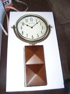 NIP Bulova Park Avenue Mantle, Desktop Clock MSRP $182.00 Cherry Finish 17" - Picture 1 of 8