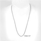 Silver Plated 4 Mm Rope Chain Necklace 20" / 24" / 30" 