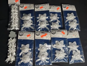 NOS Large Lot of Wilton Bridal Accents White Flowers Bands 32 Total - Picture 1 of 4