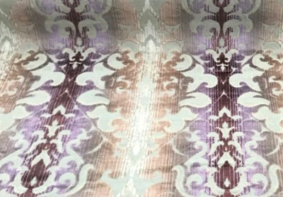 CLEARANCE SALE - NEW Designer Linwood Damask Velvet Upholstery Fabric! RRP £70! - Image 1 of 4