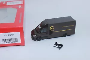Herpa 097321 VW Crafter UPS Parcel Distributor Vehicle 1:87 H0 NEW OVP - Picture 1 of 6