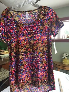 Top clásico LuLaRoe, resumen alegre, talla XS (tamaño generoso) nuevo con etiquetas - Imagen 1 de 5