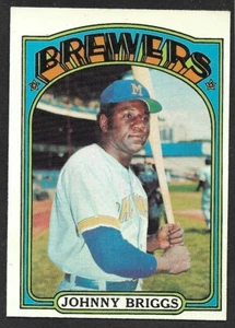 Johnny Briggs 1972 Topps #197 Milwaukee Brewers ex como nuevo A - Imagen 1 de 2