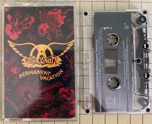 Aerosmith Permanent Vacation Cassette 1987 - OOP RARE HTF US SELLER - Picture 1 of 4