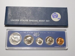 40% SILVER US COIN 1967 UNITED STATES SPECIAL MINT SET ORIGINAL GOVT HOLDER - Picture 1 of 16